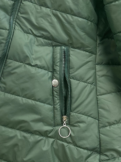Damjacka Midi Längd Polyester Elegant Jacka för Kalla Dagar 4