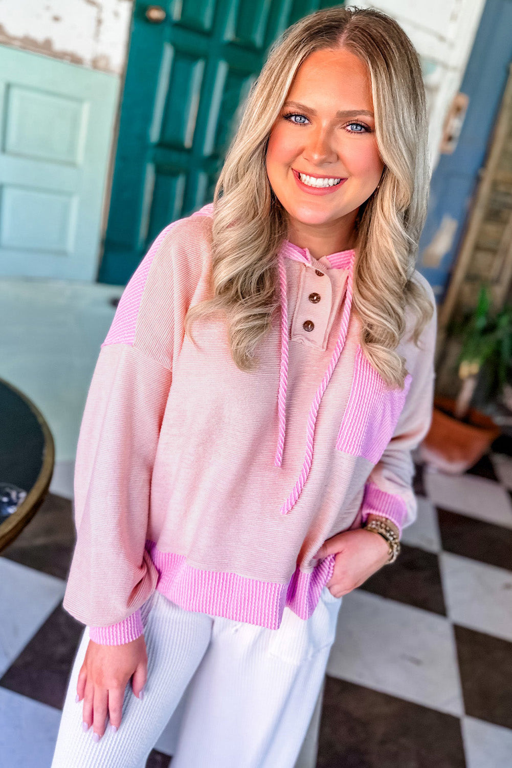 Lång Hoodie Dam Klassisk Elegant 80% Bomull 20% Polyester-2