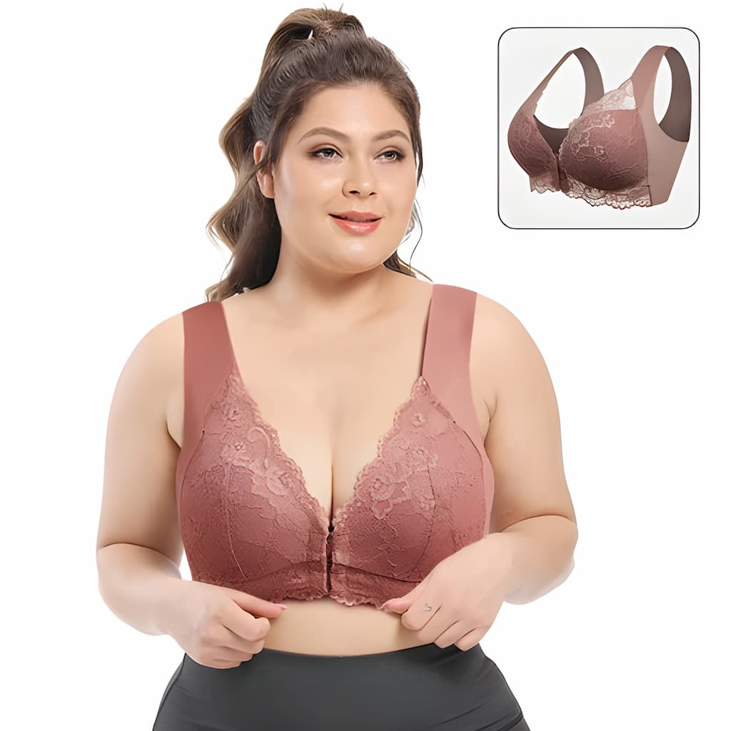 Dam Bralette BH Trådlös Spets Polyamid 11