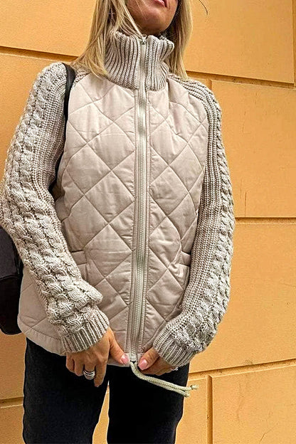 Damjacka Modern Design Med Praktiska Fickor Högkvalitativ Polyester-1