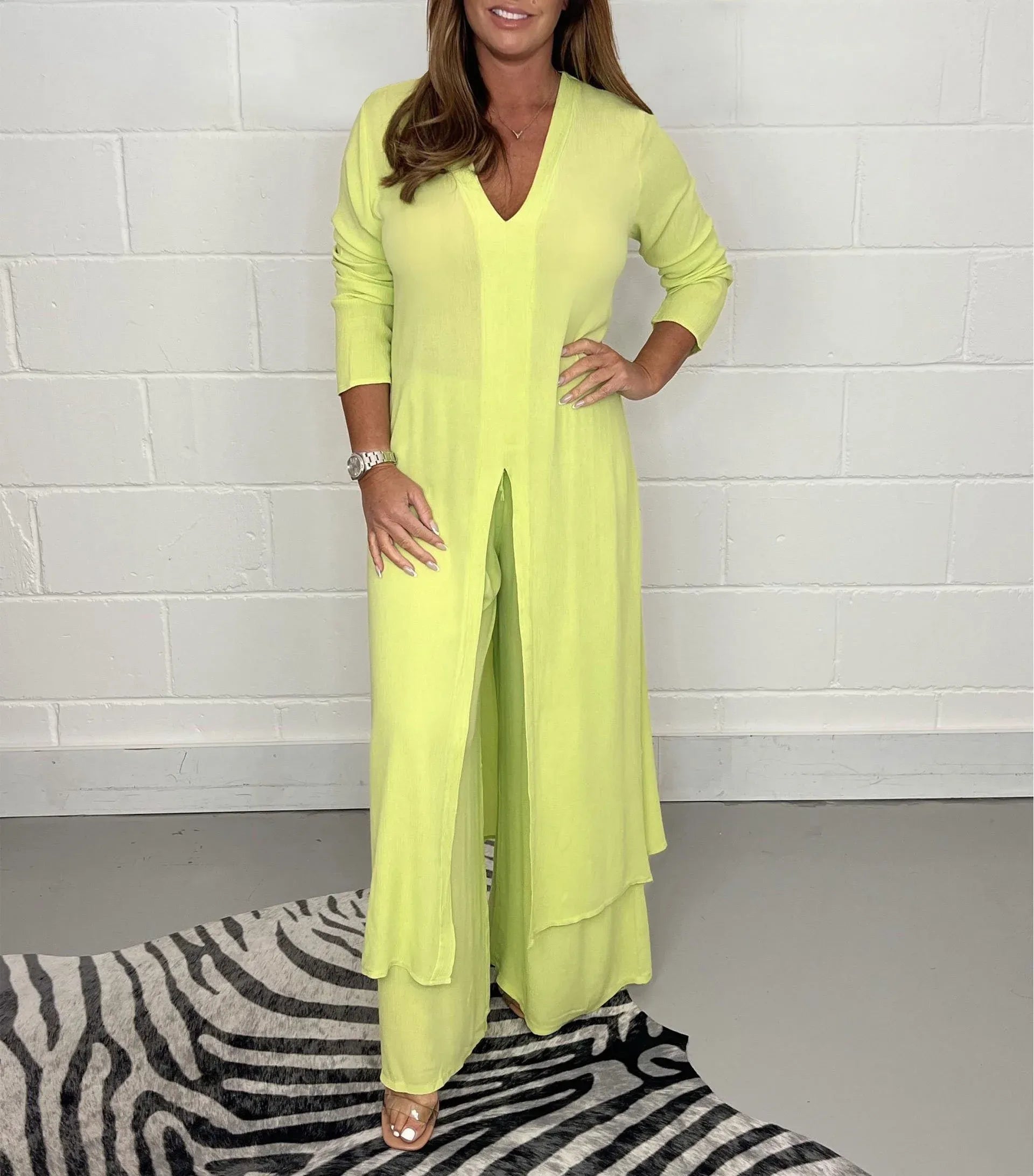 Dam Tvådelad Bukdekor Bohemian Stil-5
