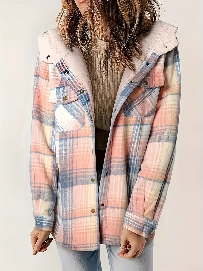 Variant image for Herrjacka med Huva och Dragkedja i Mjuk Fleece-1