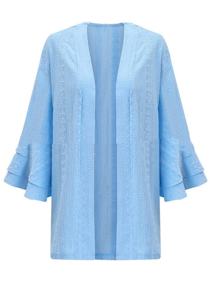 Dam Kofta Avslappnad Stil 100% Bomull Högkvalitativt Material-3