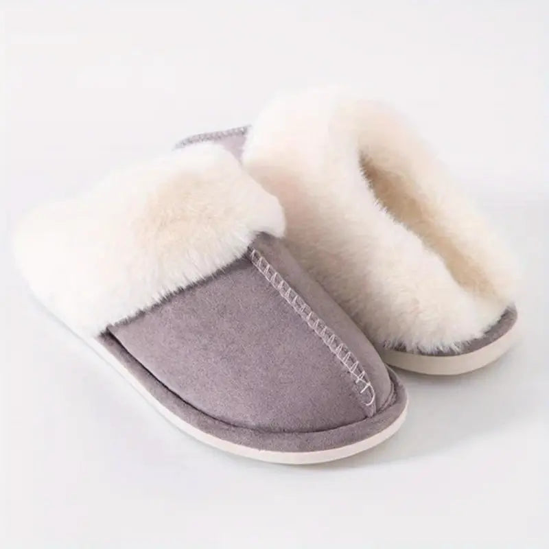 Variant image for Unisex Tofflor Varm Foder Icke-Slip Gummi-21