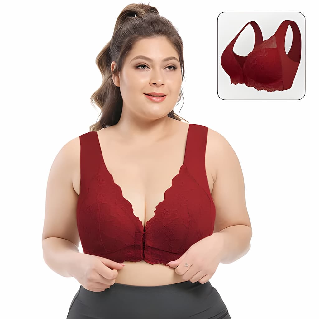 Dam Bralette BH Trådlös Spets Polyamid 10