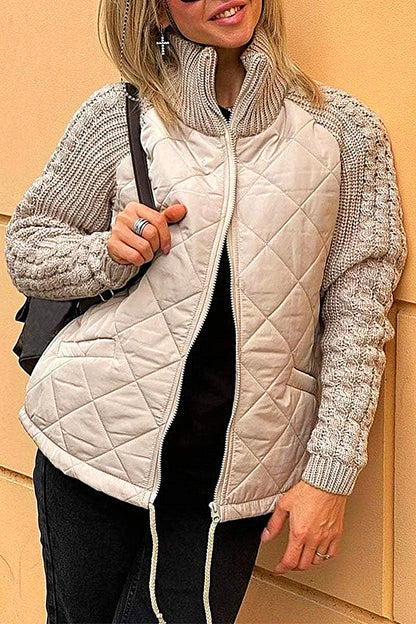 Damjacka Modern Design Med Praktiska Fickor Högkvalitativ Polyester-3
