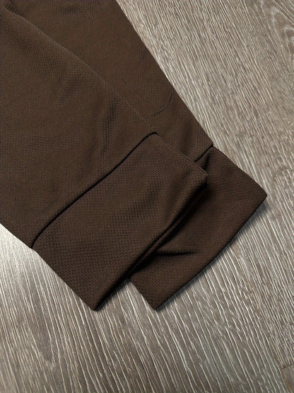 Herr Lång Skjorta Avslappnad Stil Stretchigt Material-2