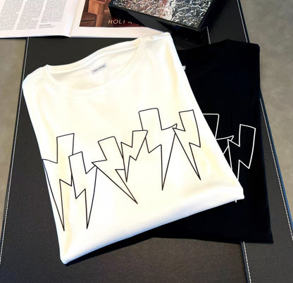 Herr Långärmad T-shirt Rundhalsad i Kvalitetsbomull-4