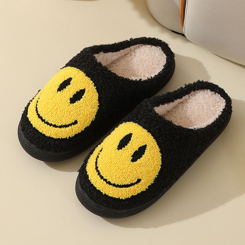 Variant image for Herrtofflor Plyschfleece Med Smiley Mönster och Vadderad Sula-5