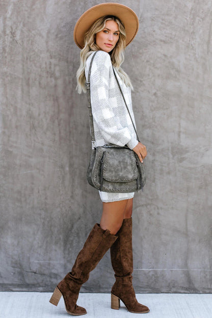 Dam Vintertröja Avslappnad 100% Akryl 3