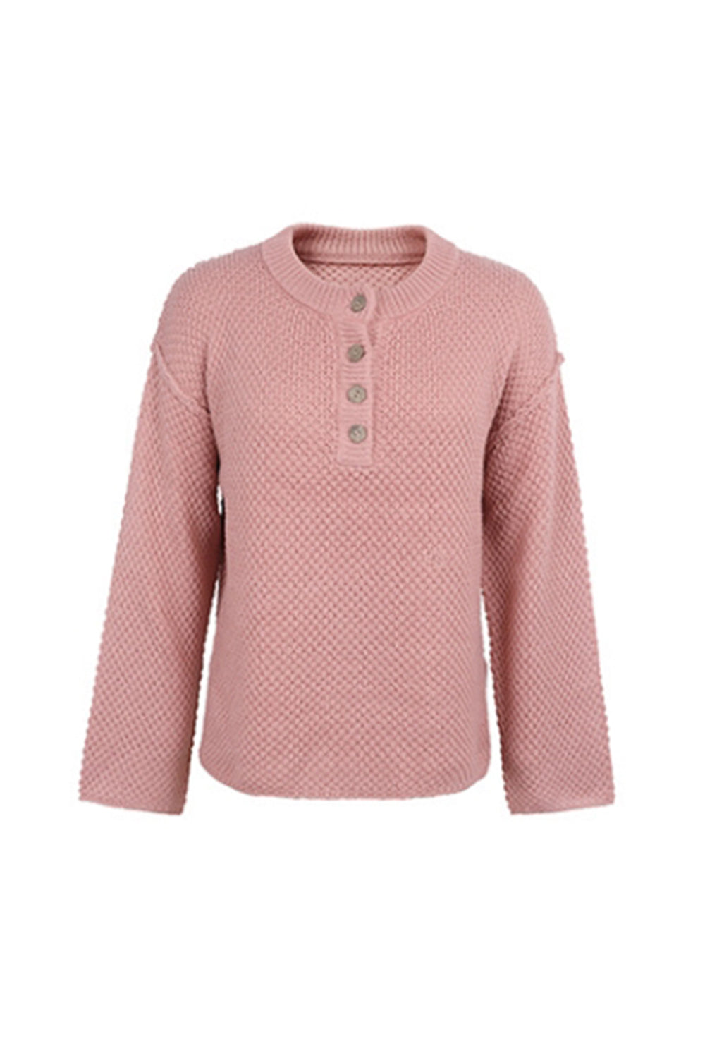 Dam Tröja Rundhalsad med Slits Polyester Normal Passform-3