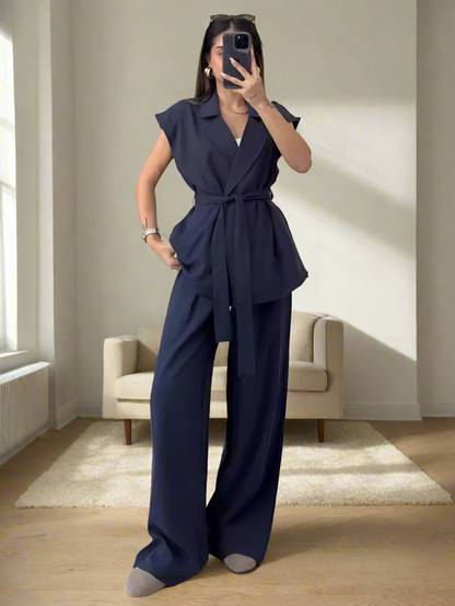 Kvinnors Avslappnade Byxor Andningsbart Material-3