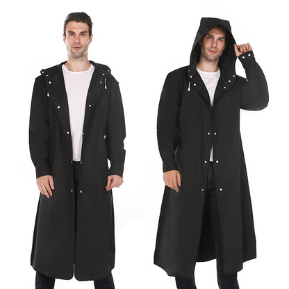 Unisex Regnjacka Vattentåligt Polyester Modern Design-1