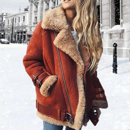 Variant image for Kvinnors Kappa Med Bälte Street Fashion Polyester Ull-1