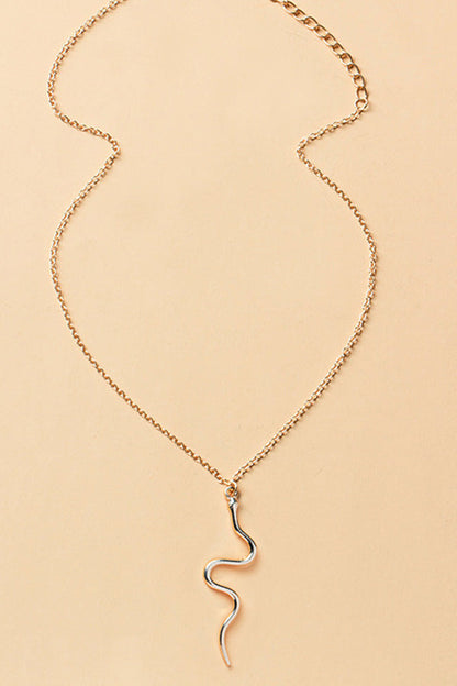 Dam Halsband Vintage Guldpläterat Justerbar Längd Elegant Smycke-2