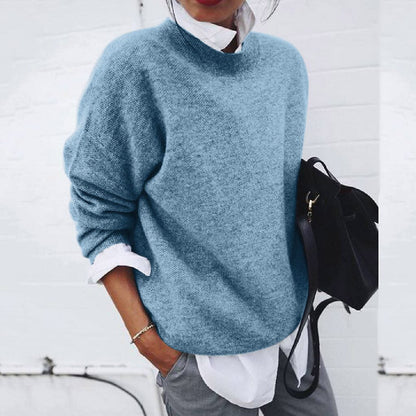 Dam Tröja Chic Mjuk Bomull Polyester 7