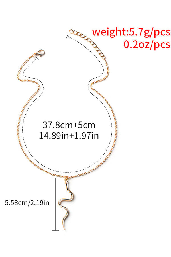 Dam Halsband Vintage Guldpläterat Justerbar Längd Elegant Smycke-4