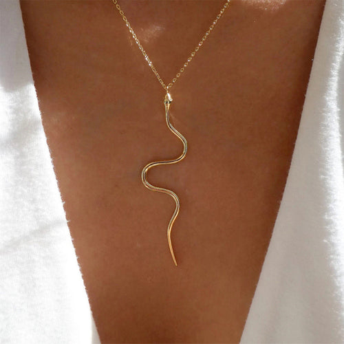 Dam Halsband Vintage Guldpläterat Justerbar Längd Elegant Smycke-1
