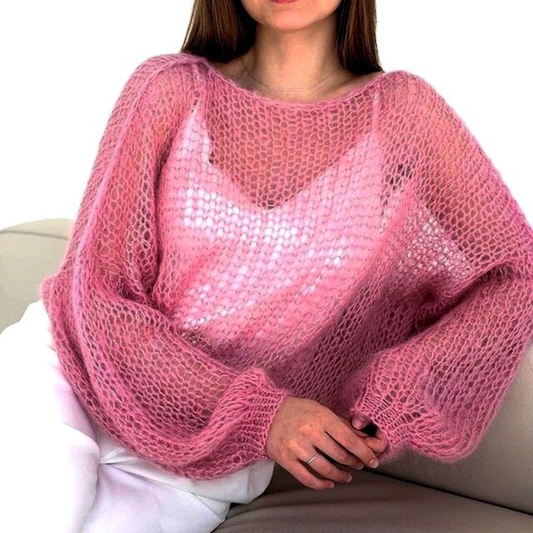 Dam Topp Lätt Polyester Avslappnad Passform-1