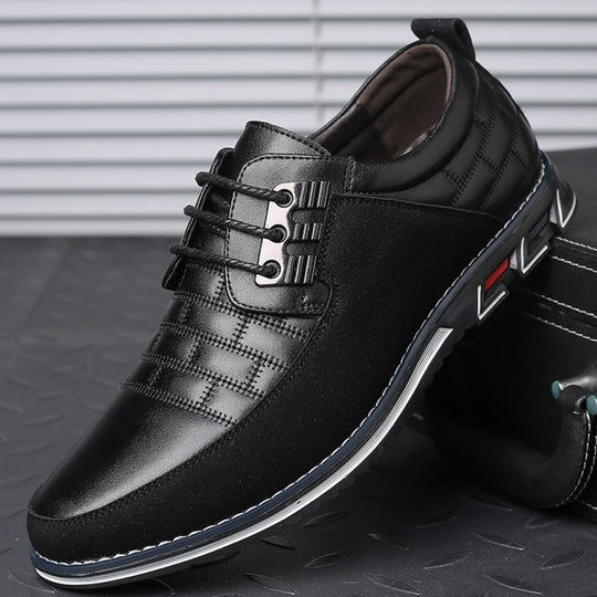 Herrskor Oxford i Miljövänligt Läder med Elegant Design-5