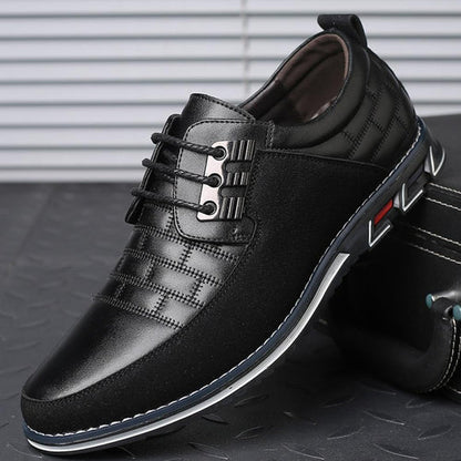 Herrskor Oxford i Miljövänligt Läder med Elegant Design-5