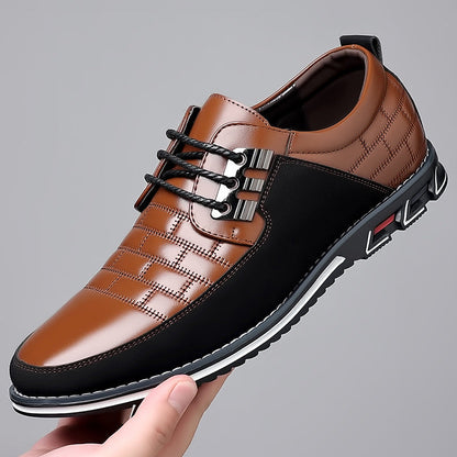 Herrskor Oxford i Miljövänligt Läder med Elegant Design-3