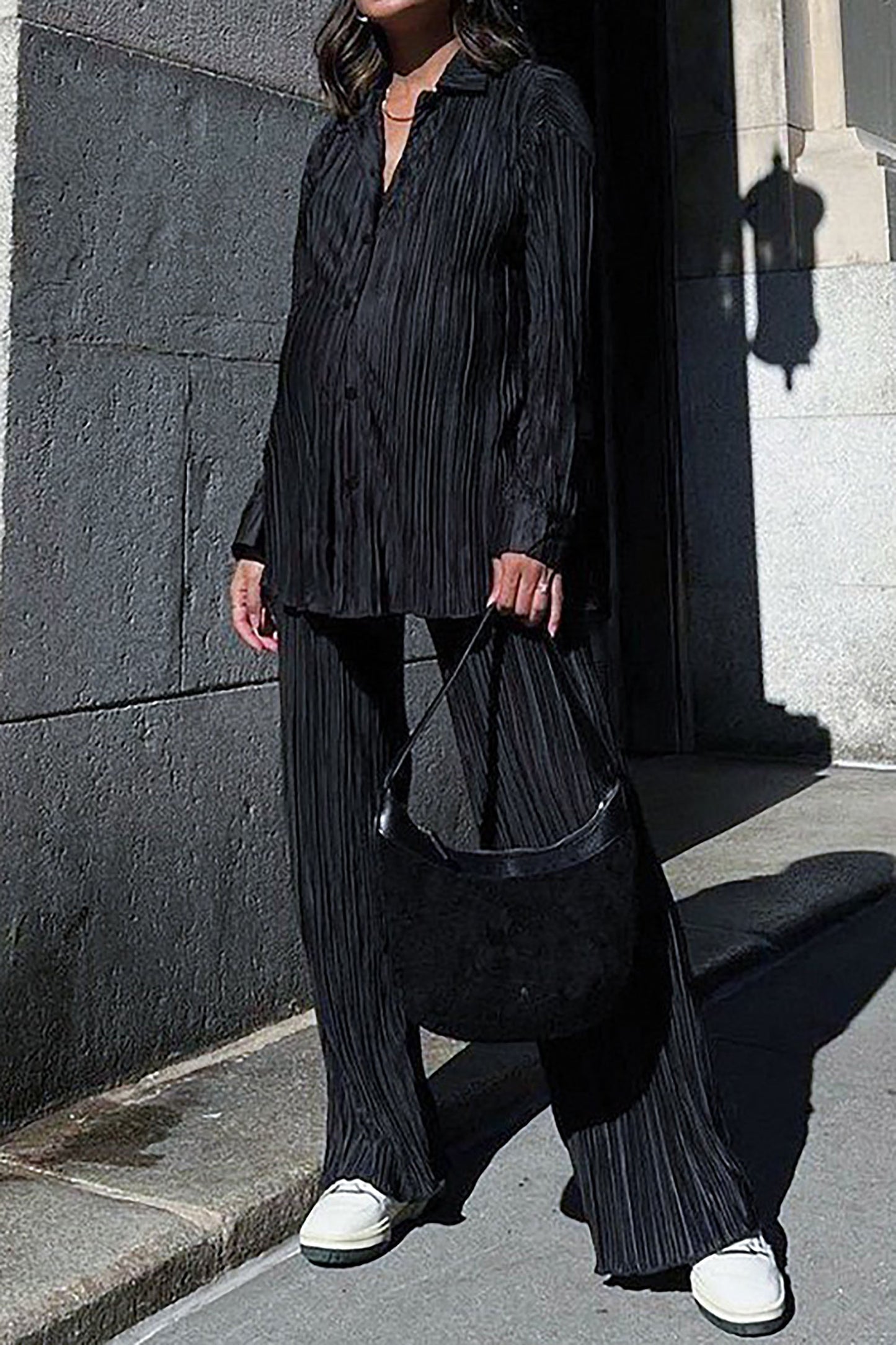 Dam Fritidsdräkt Slim Fit Hålmönster Andningsbar Vävmaterial 9