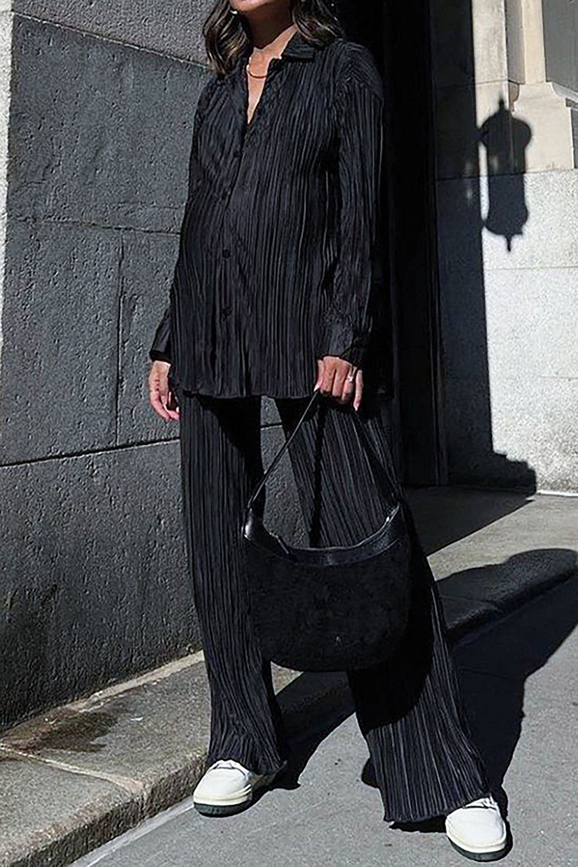 Dam Fritidsdräkt Slim Fit Hålmönster Andningsbar Vävmaterial 9