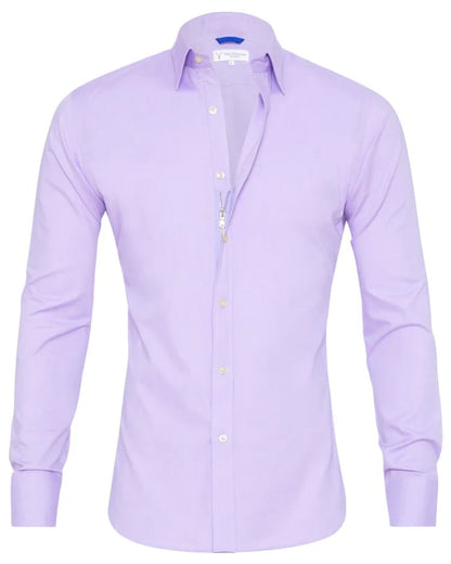 Herrskjorta Royal Oxford Dragkedja Strukturerad 97% Bomull 3% Elastan 11