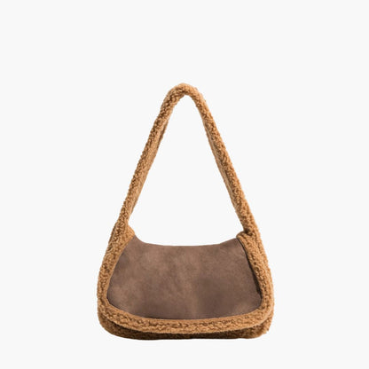 Variant image for Dam Handväska Liten Mjuk Polyester med Konstpäls-2