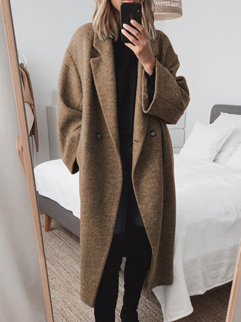 Damjacka Modern Design Högkvalitativ Polyester Jackor Dam 4