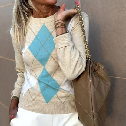 Herr Tröja Avslappnad Crew Neck 100% Akryl 9