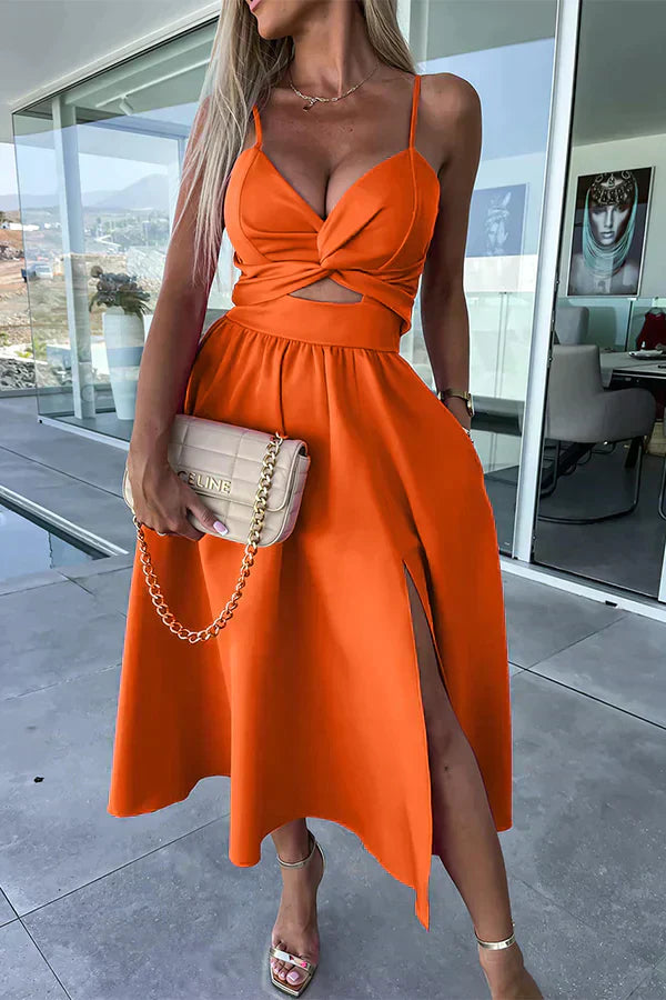 Variant image for Dam Midiklänning Spårdesign Polyester För Bröllop och Fest-33