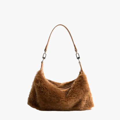 Skolesäck Syntetisk Päls Trendig Design Rymlig Elegant-1