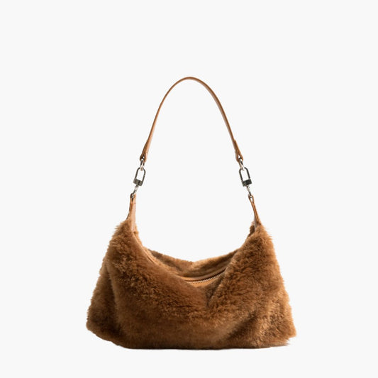 Skolesäck Syntetisk Päls Trendig Design Rymlig Elegant-1
