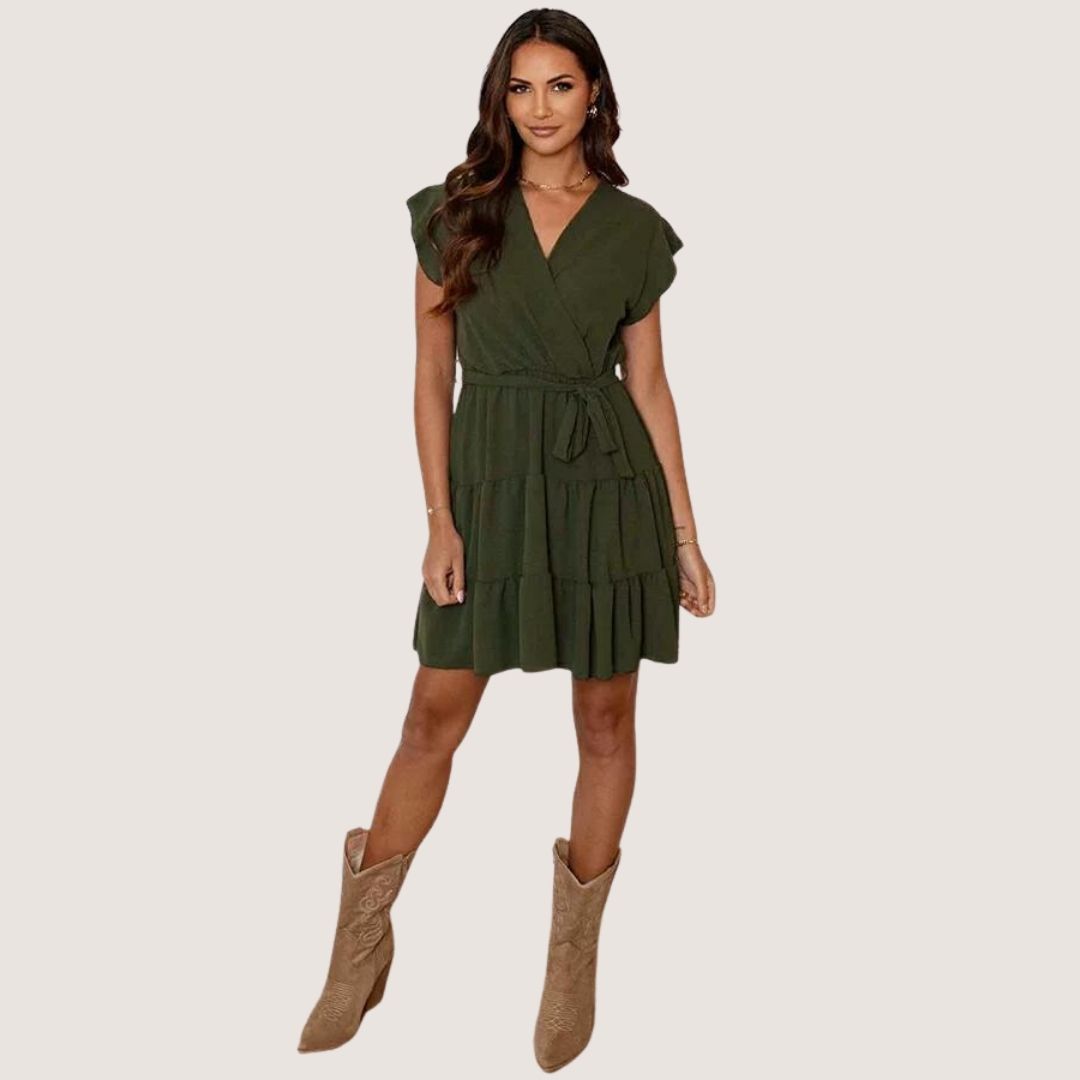 Variant image for Kvinna Klänning Tidlös Elegans Polyester-11