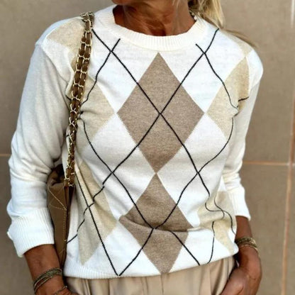 Herr Tröja Avslappnad Crew Neck 100% Akryl 10