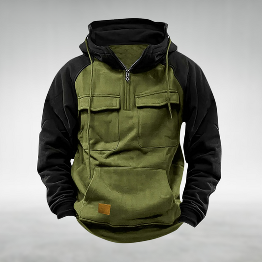 Huvtröja Herr Fleece för Utomhusbruk Komfortabel och Hållbar-1
