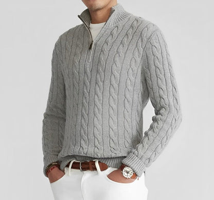 Herren Sweatjacka Modern Design Dragkedja Mjuk Material-3