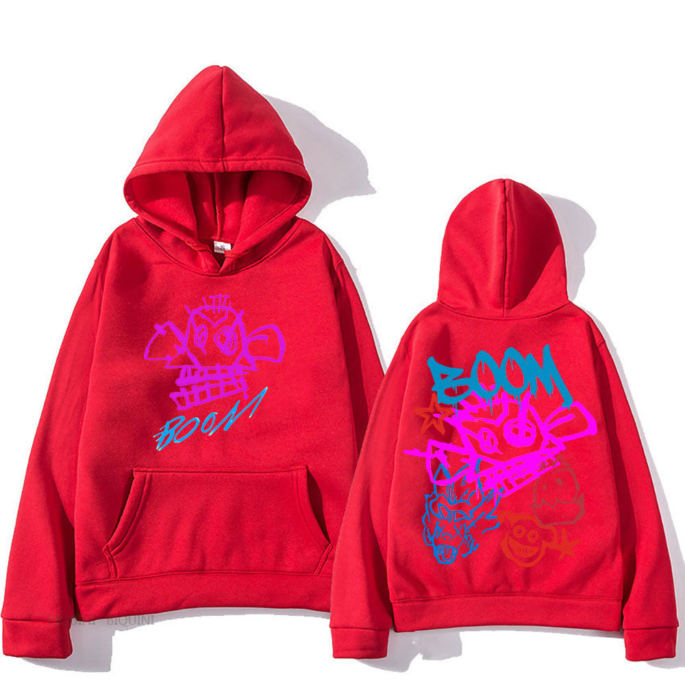 Variant image for Unisex Hoodie Arcane Jinx Tecknad Design Polyester-55