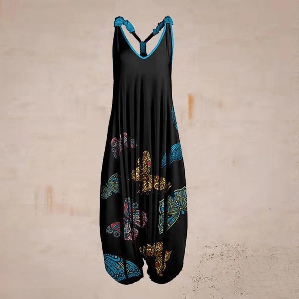 Variant image for Dam Jumpsuit Luftig Design Andningsbart Material-73