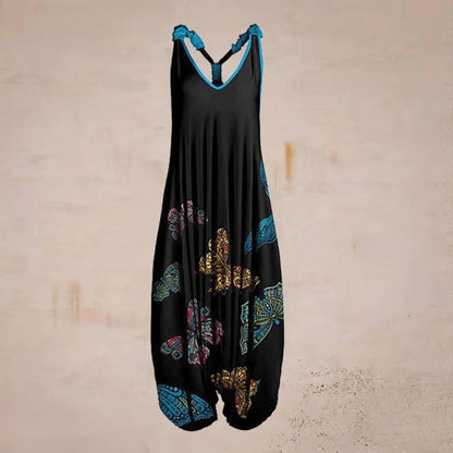 Variant image for Dam Jumpsuit Luftig Design Andningsbart Material-73