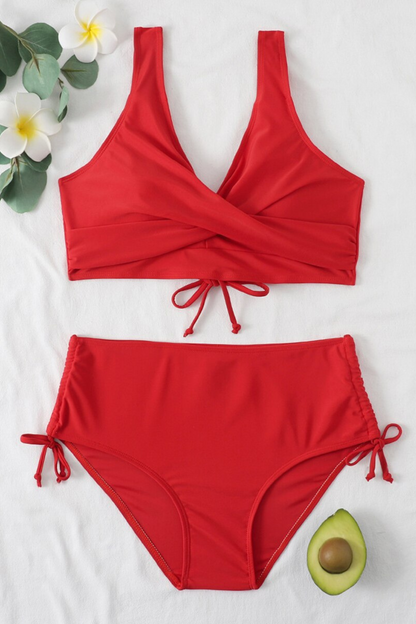 Variant image for Dam Bikini Set Modern Design Hög Kvalitet Nylon Spandex-16