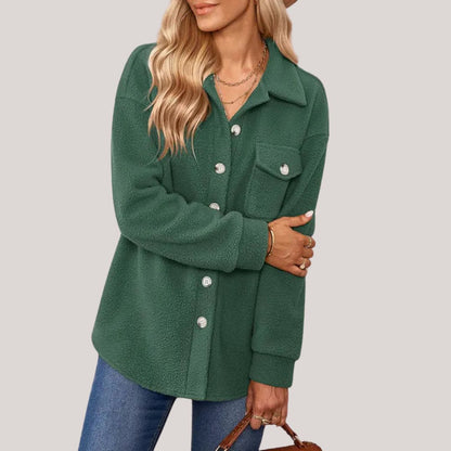 Variant image for Damjacka Plysch Vändbar Avslappnad Polyester-6