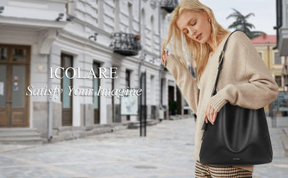 Dam Hinkväska Modern PU-läder Rymlig Design-6