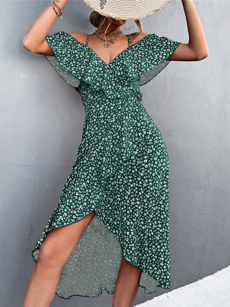 Variant image for Dam Klänning Rem Stil Figurbetonad Polyester för Fina Tillfällen-6