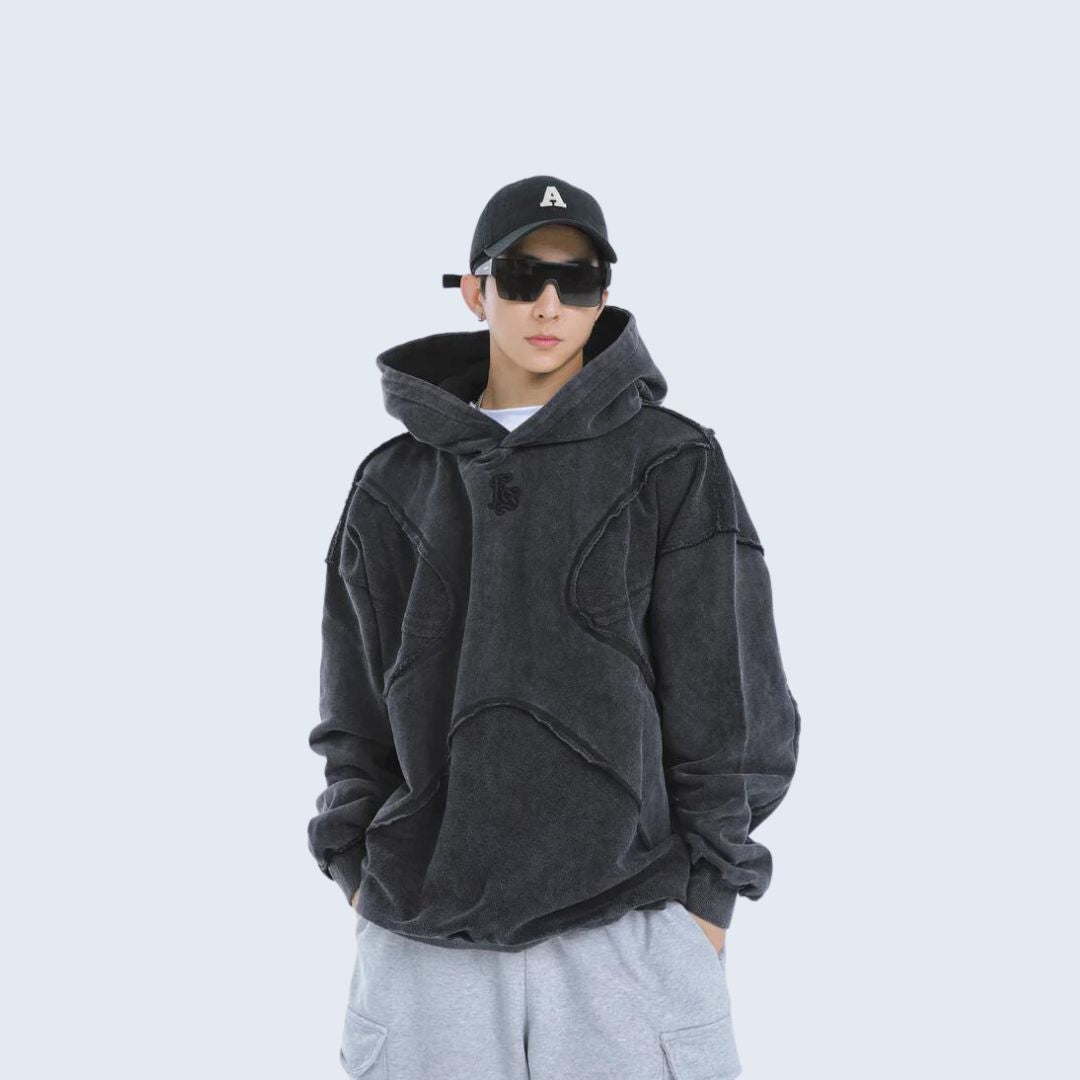 Variant image for Dam Hoodie Minimalistisk Design 100% Bomull-1