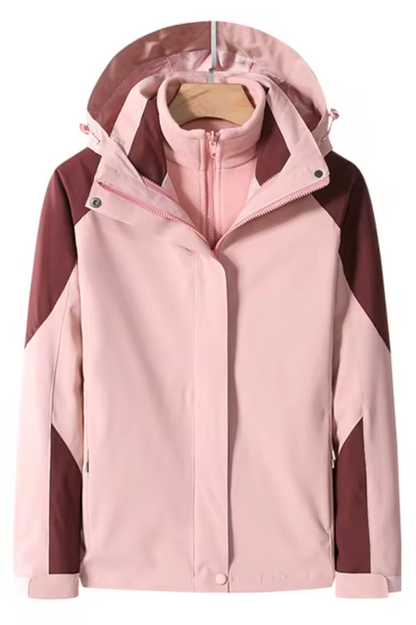 Variant image for Unisex Vattentät Jacka 2-i-1 Design för Utomhusaktiviteter Vindtät Andningsbart Material-55