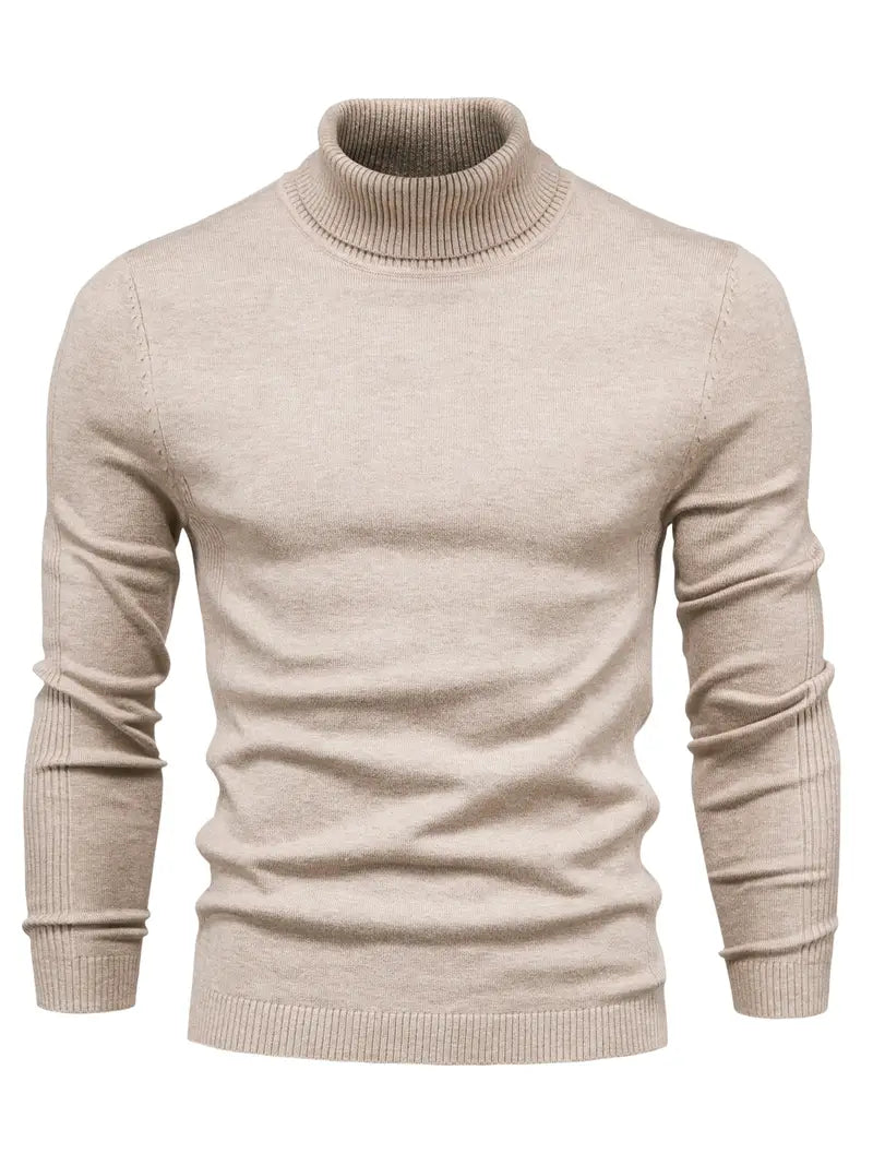 Variant image for Herr Turtleneck Tröja Stickad Klassisk Material-11