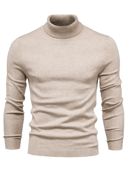 Variant image for Herr Turtleneck Tröja Stickad Klassisk Material-11